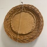 Small rattan mirror