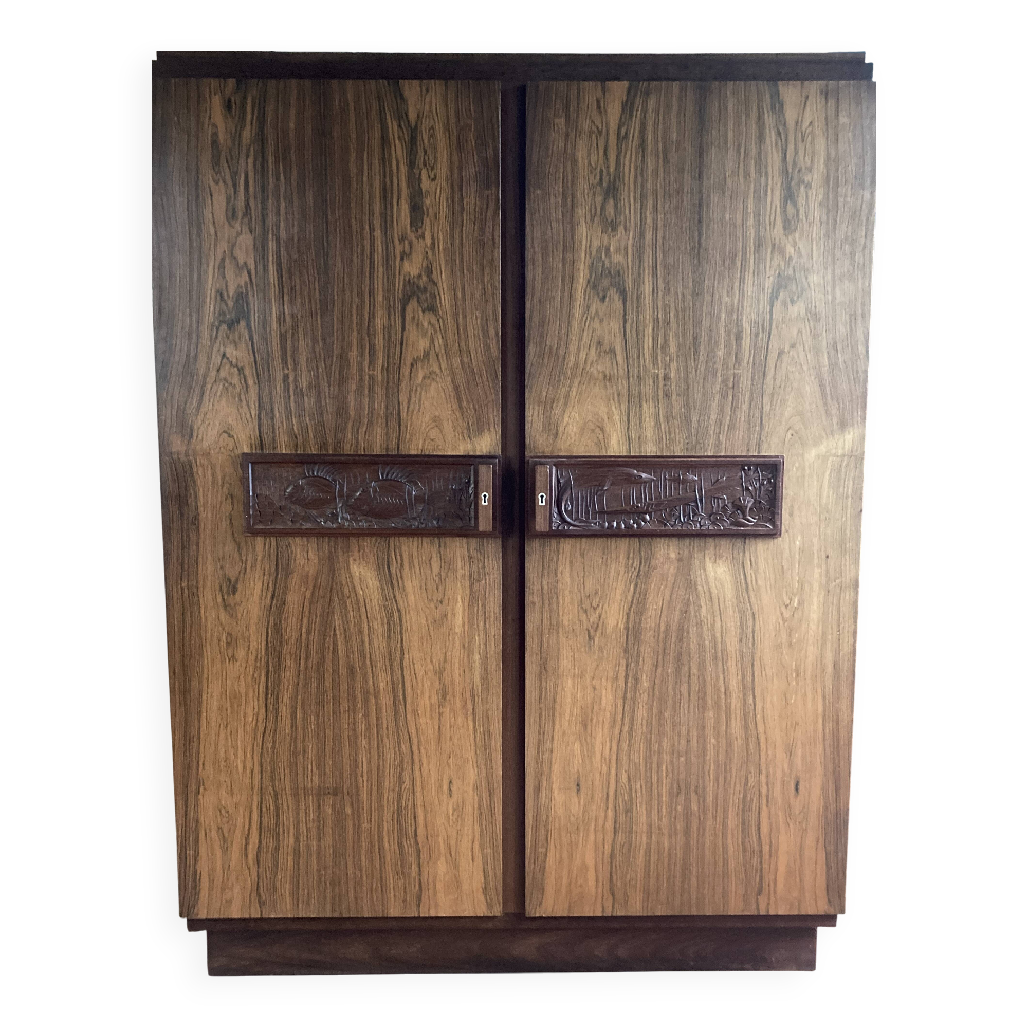 Art Deco wardrobe attributed to Auguste Vallin
