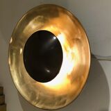 Wall lamp in gold and bronze metal