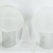 Paire de lampes de table champignons par Peil & Putzler, années 1970