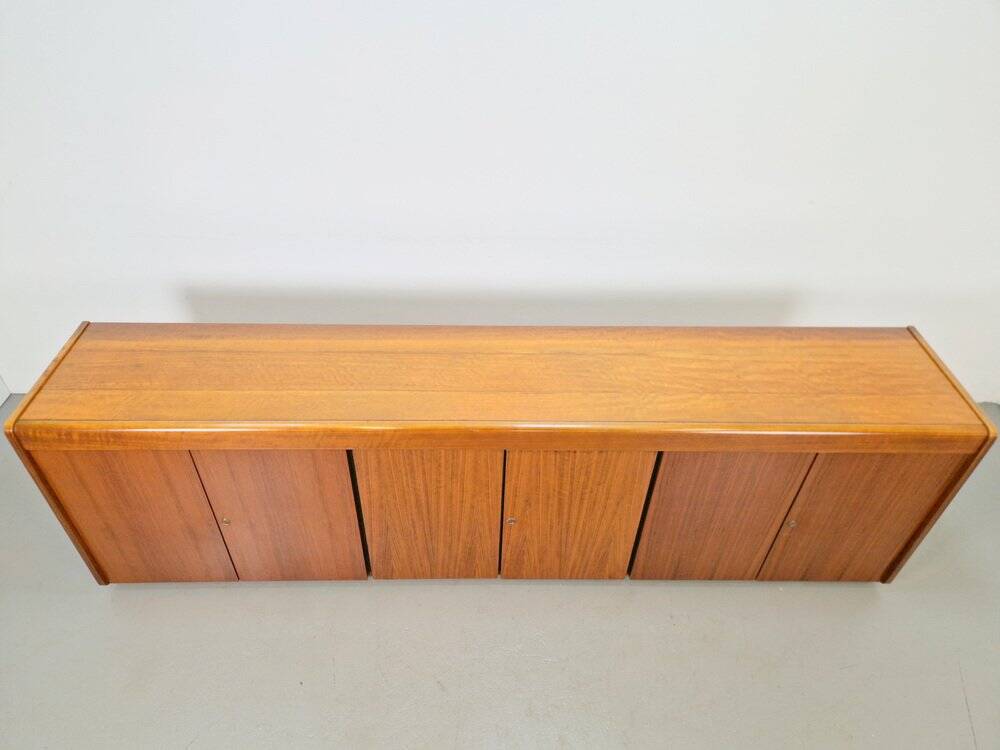 Enfilade en teck danois vintage, années 1960