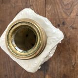 Homemade ceramic vase slip