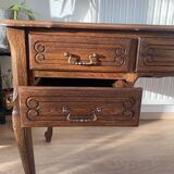Louis XV style desk in solid oak
