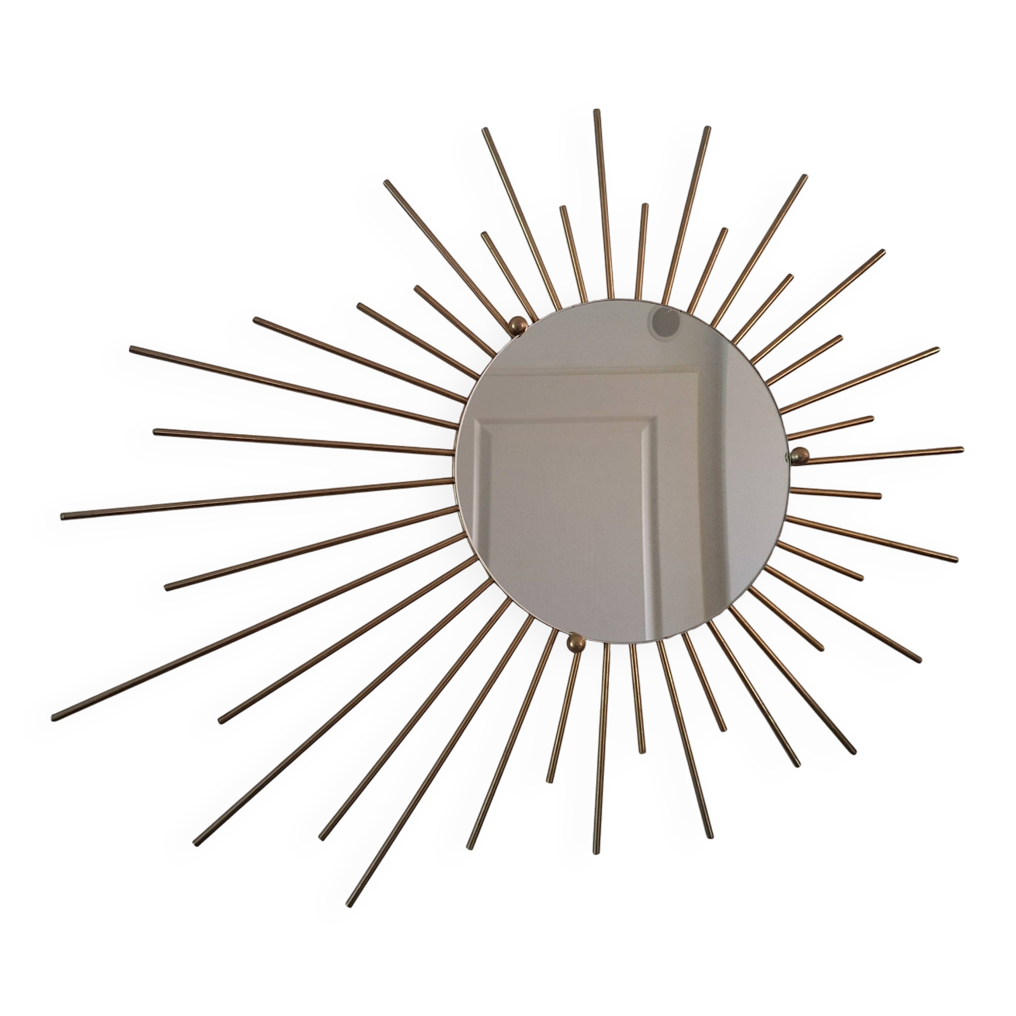 Vintage sunburst mirror