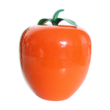 Orange ice bucket, vintage