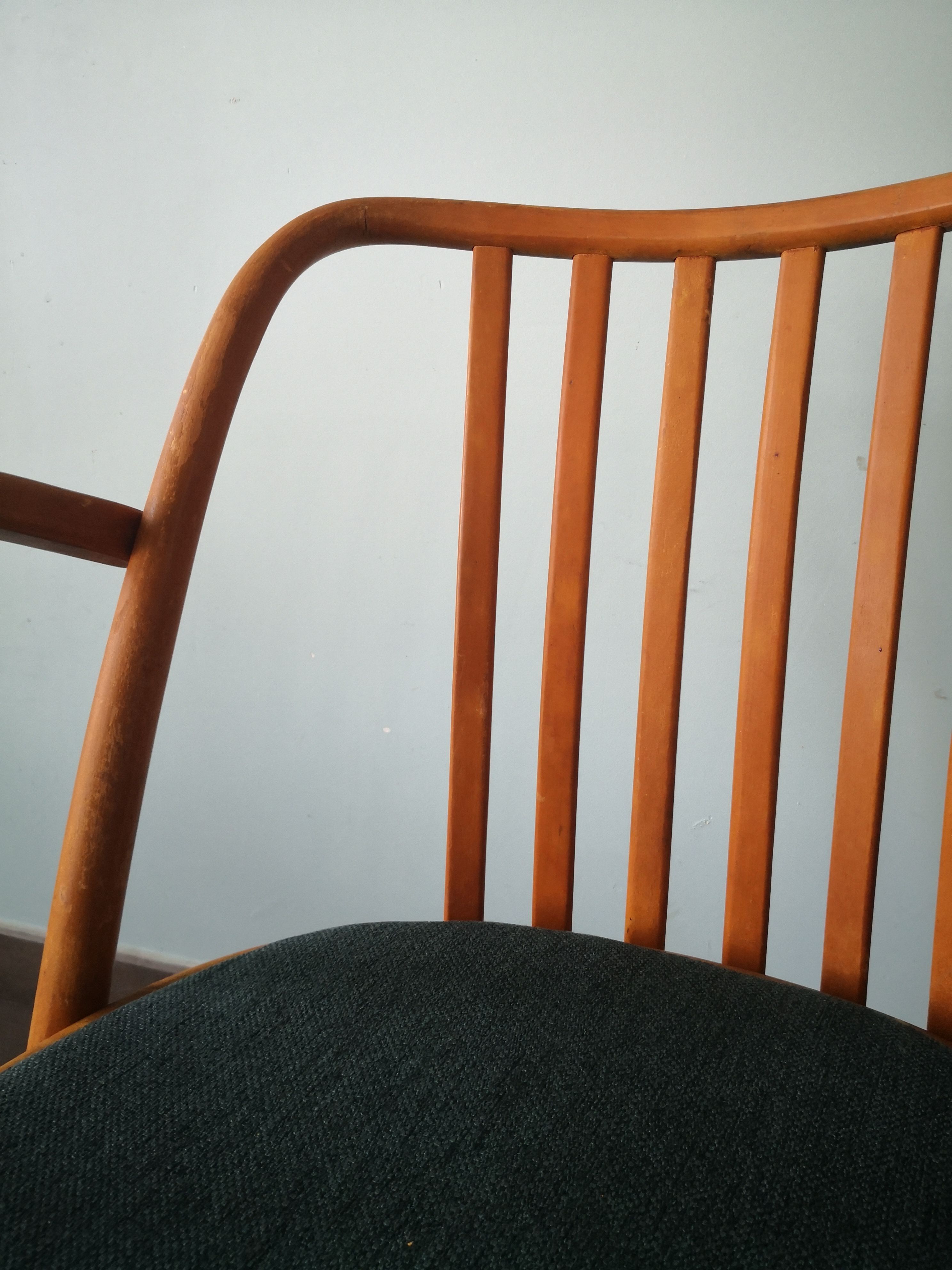 Pair of Scandinavian style armchairs, Antonin Suman, for TON, Czech Meal, 70s