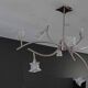 Lustre 8 bras Salomon, années 1980