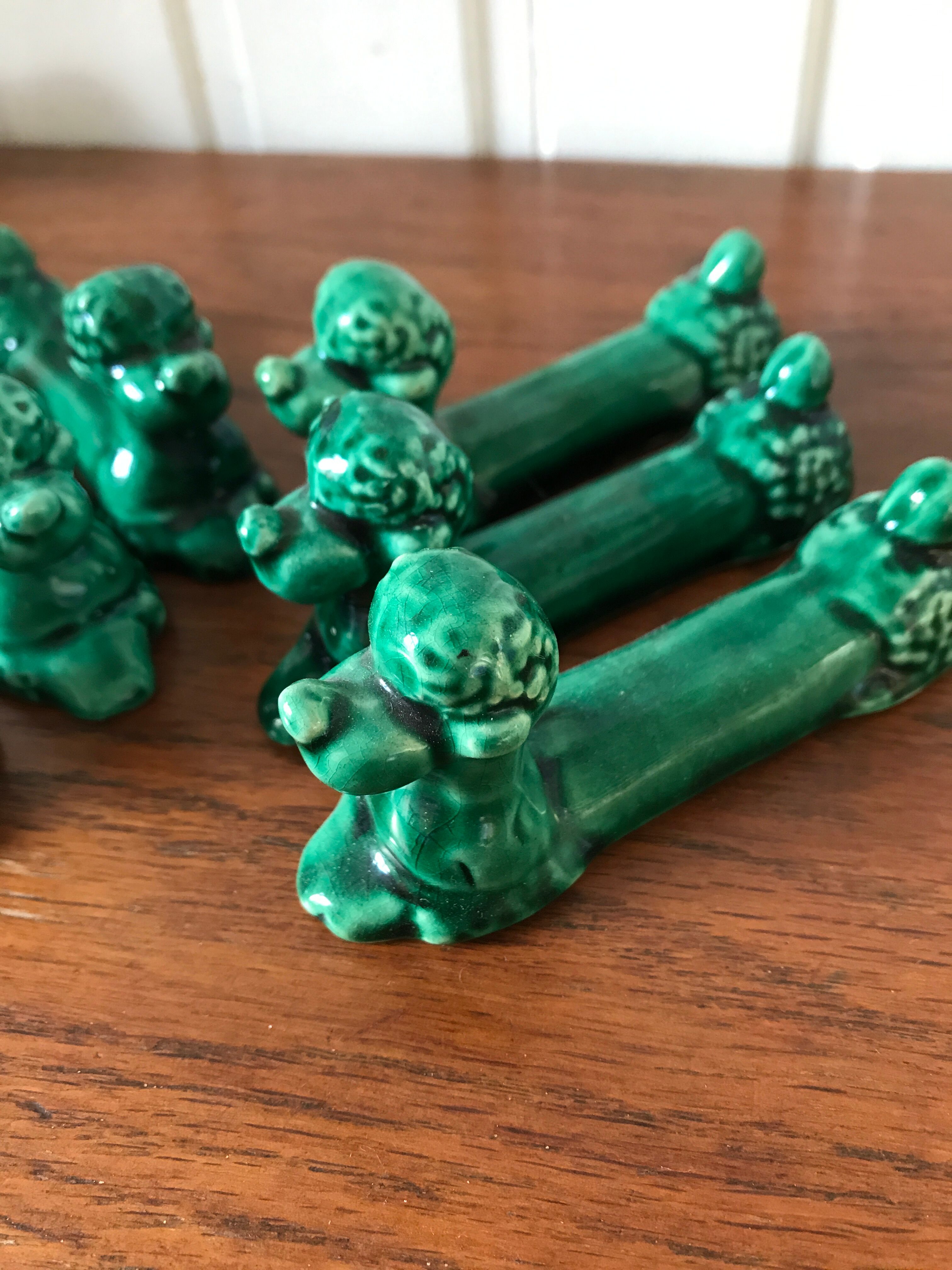 Knife holders dog poodle