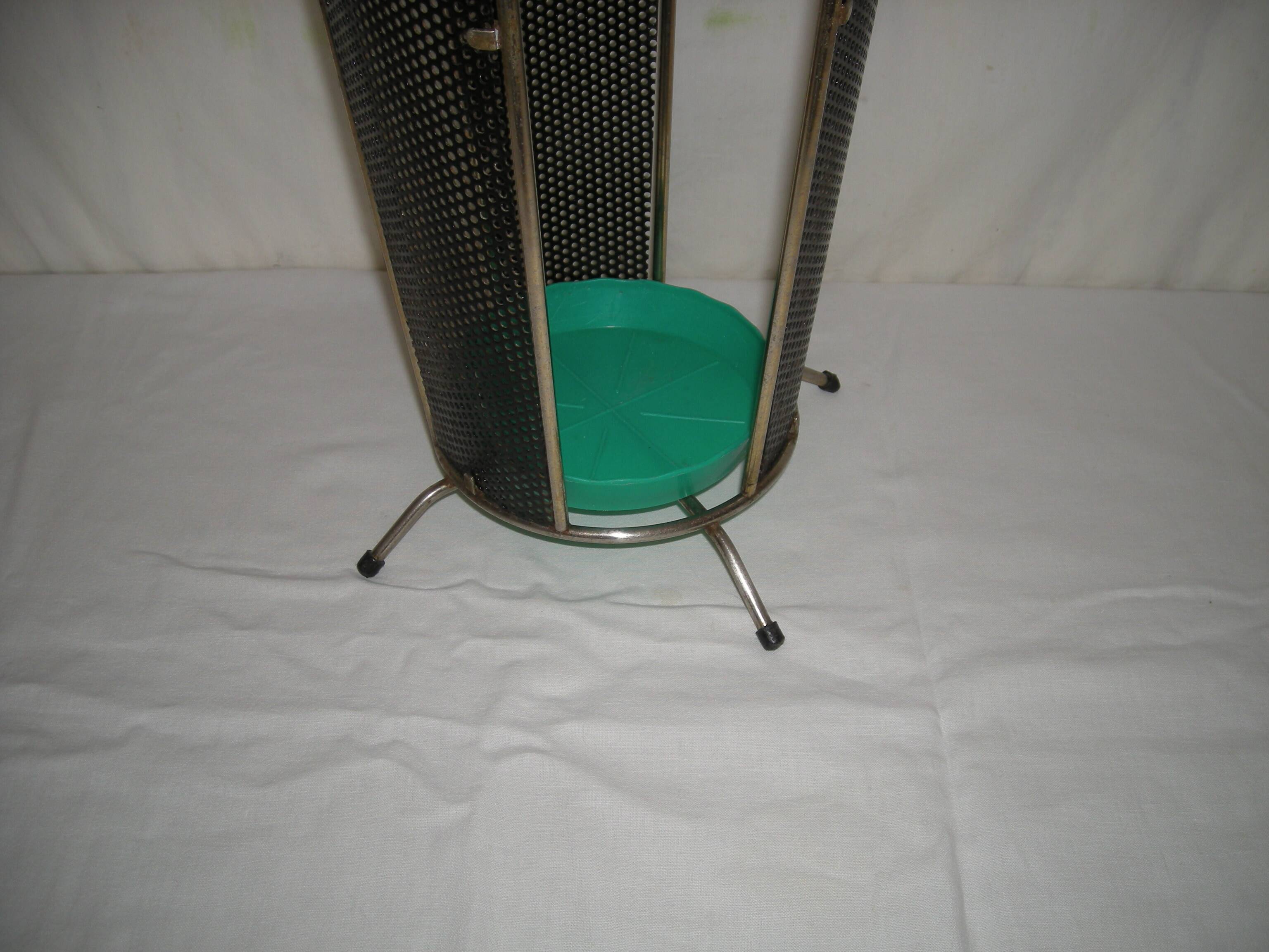 1950s perforated umbrella stand