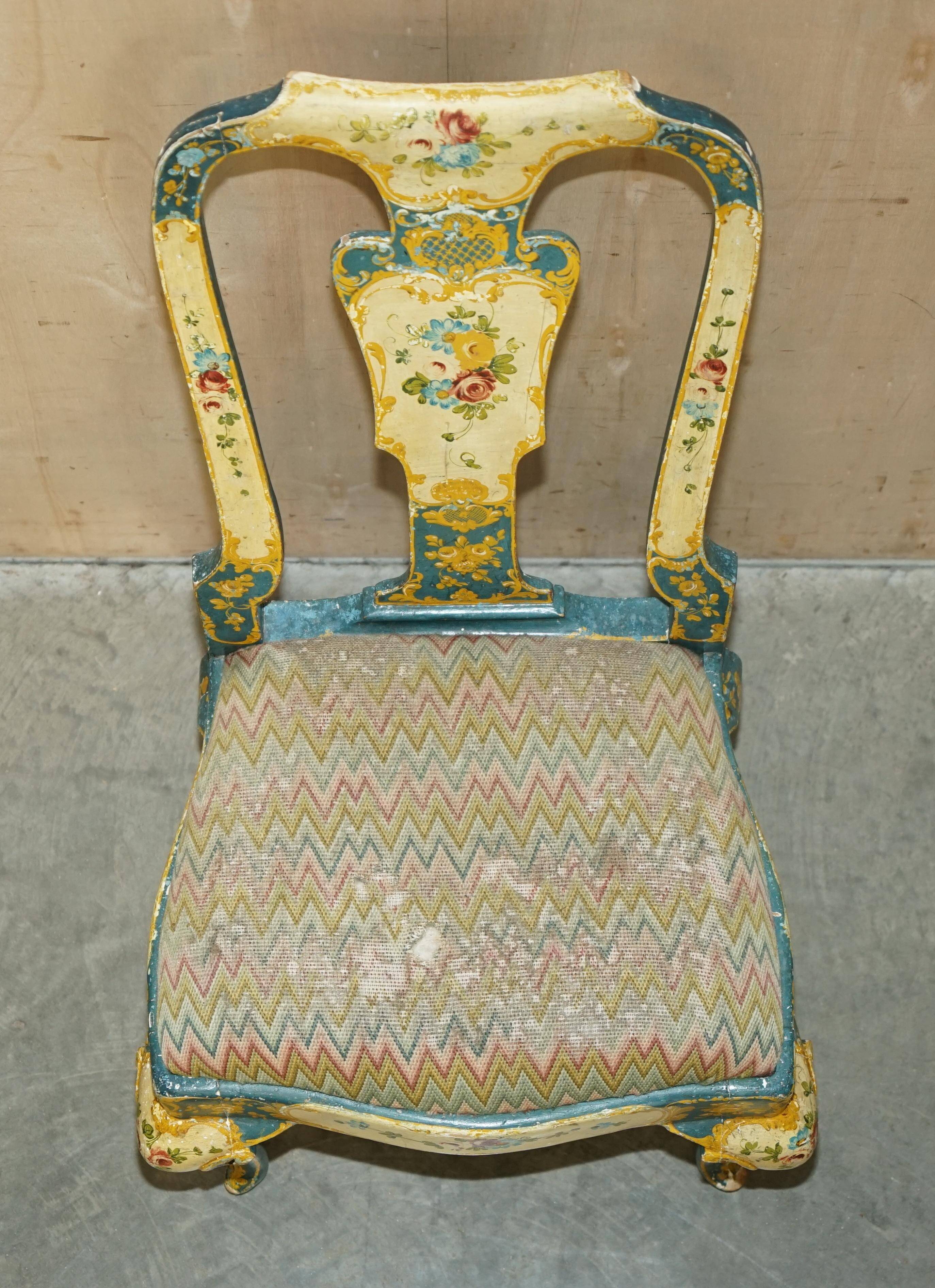 Pair of antique Regency chairs and matching table.