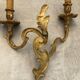 Pair of gilded bronze wall lamps - Louis XV - Rocaille