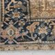 Vintage Cream & Navy Blue Persian Rug, 213x298Cm