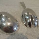2-piece silver-plated salad set, Monaco Grand Prix model, 24.6cm