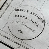 1828 - Map of ancient Greece in Latin