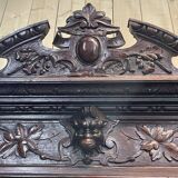 2-part Renaissance oak sideboard, 19th century work