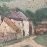 Signed landscape painting