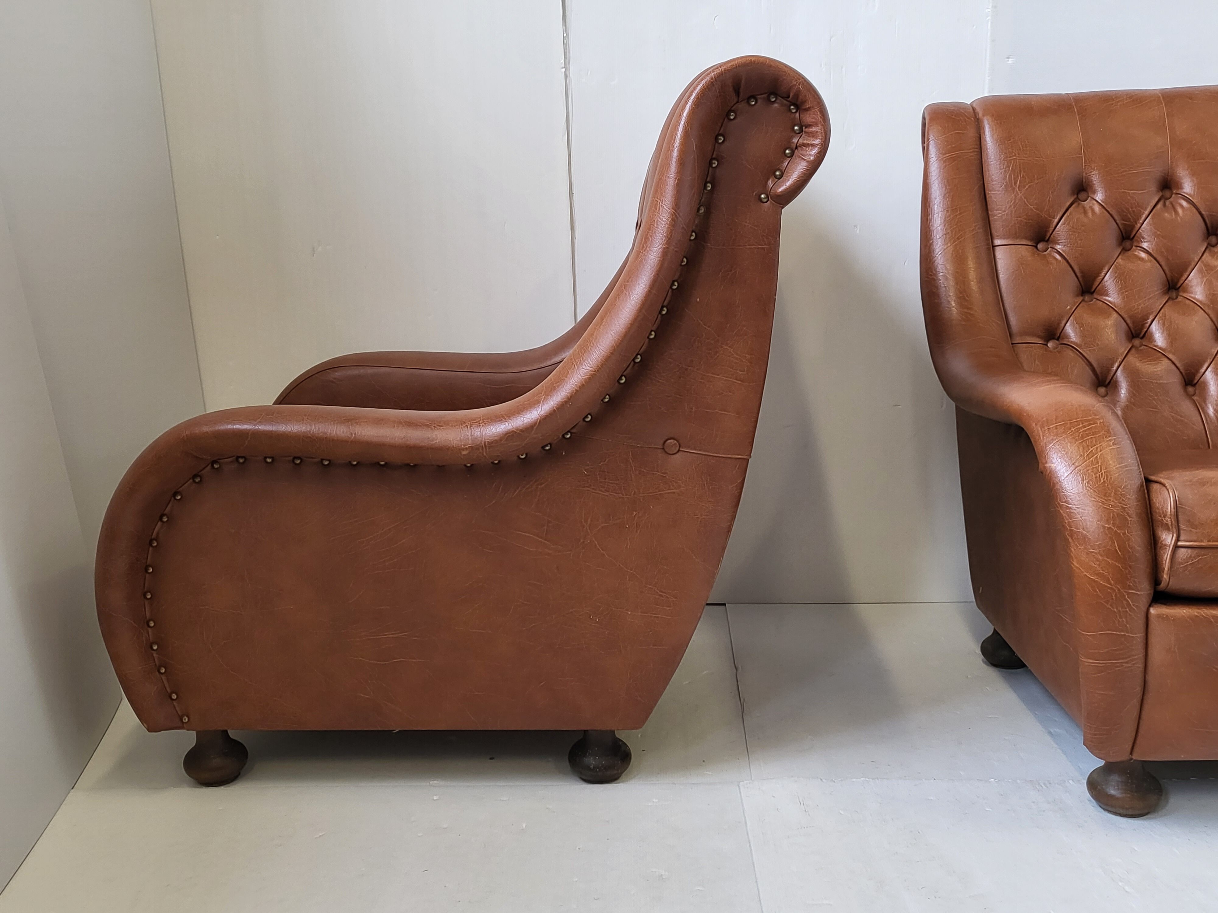 Pair of vintage 1970 armchairs