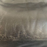 De sede 'ds-77' sofa bed in black leather, 1-seater module