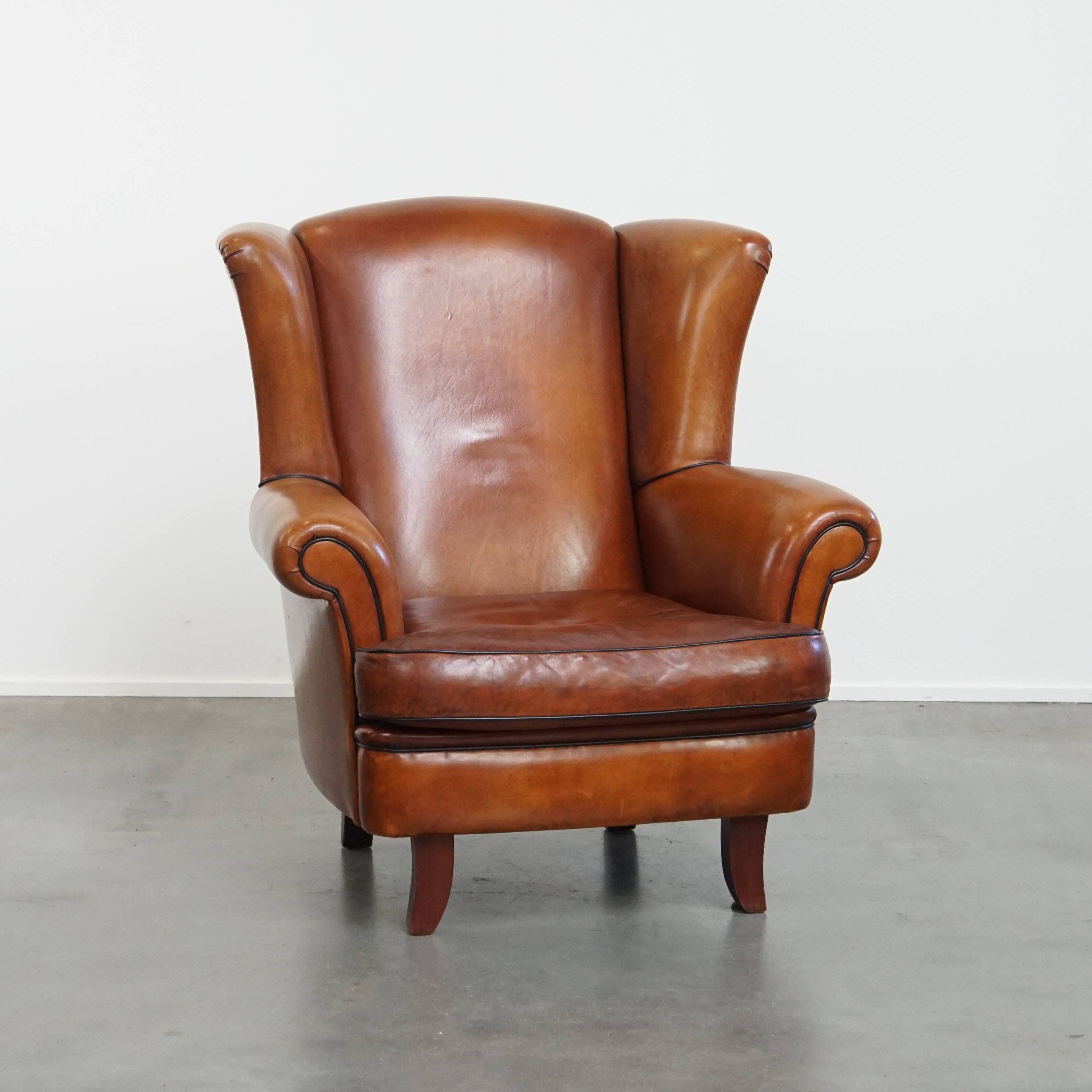 Sheepskin Wingback Chair