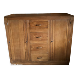 Original and vintage sideboard in solid wood