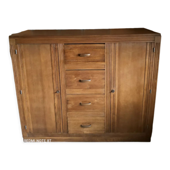 Original and vintage sideboard in solid wood