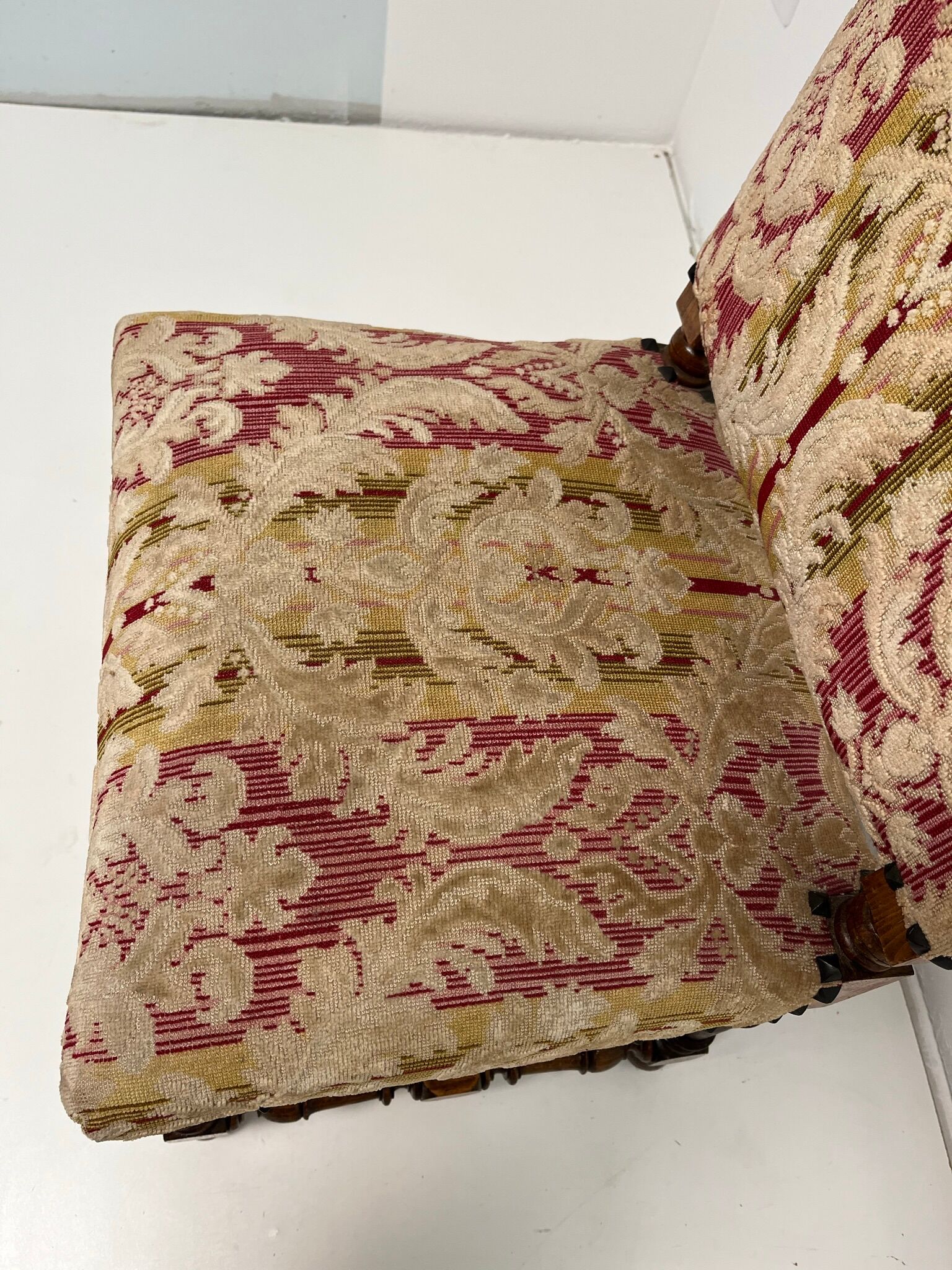 Louis XIII style walnut chair