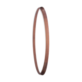 Scandinavian vintage oval mirror