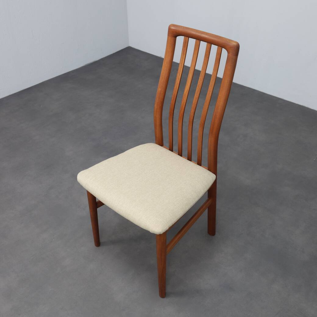 Set of 4 Dining Chairs by Kai Kristiansen for Schou Andersens, Denmark, 197