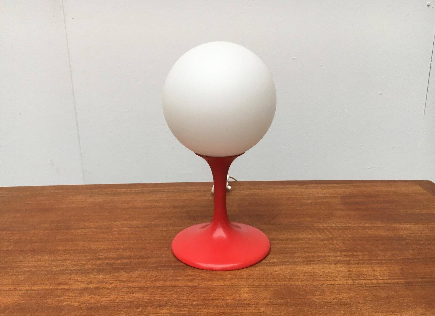 Swiss Space Age table lamp by E.R. Nele for Temde