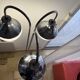 Vintage Italian three-light floor lamp