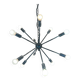 Sputnik chandelier Space Age design 70s