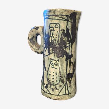 Ceramic pitcher Jacques Blin