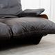 Canapé vintage Marsala pour Ligne Roset en cuir marron, 1980