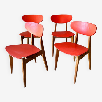 Chaises orange