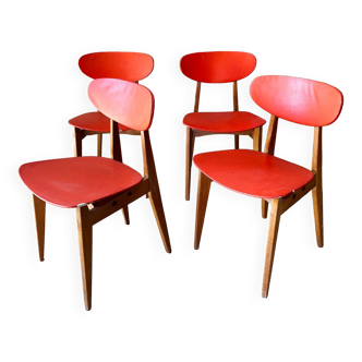 Chaises orange