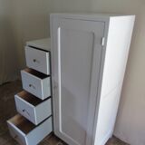 Asymmetrical Parisian wardrobe.