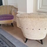 Fauteuil club arc années 50