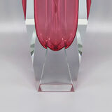 1960s Pink Vase By Flavio Poli. Made in Italy