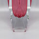 1960s Pink Vase By Flavio Poli. Made in Italy