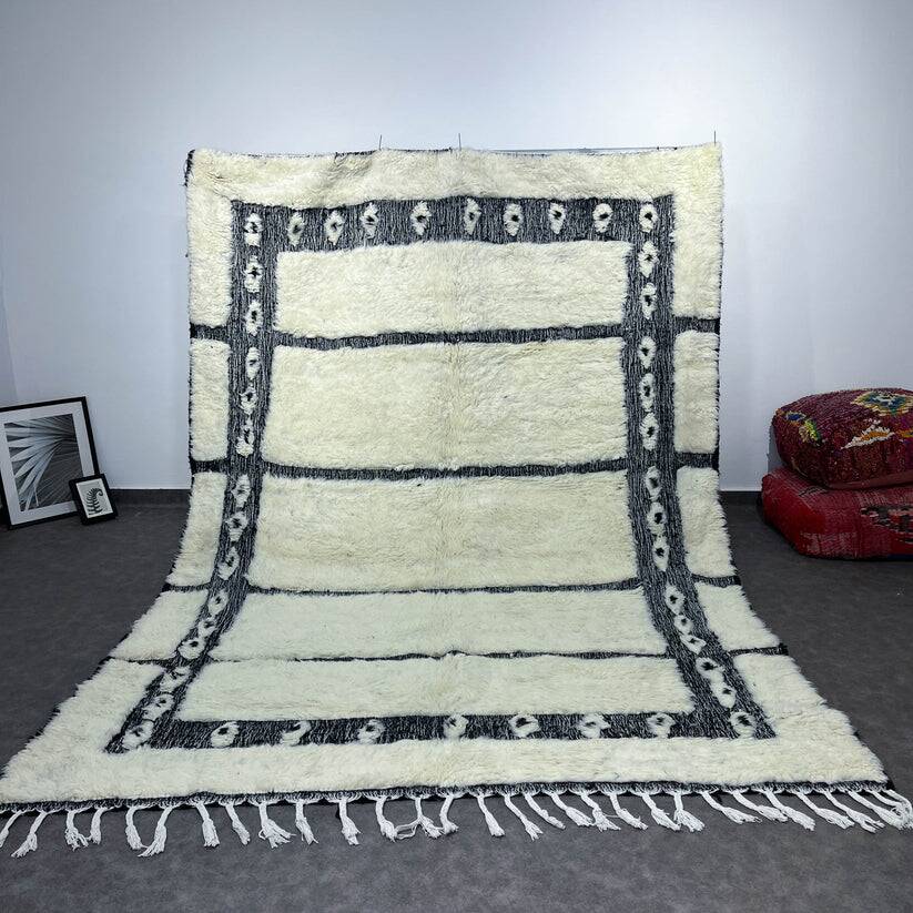 Grand tapis beni ouarine 3x2m