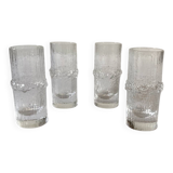 Four Niva shooter glasses by Tapio Wirkkala, 1970s.
