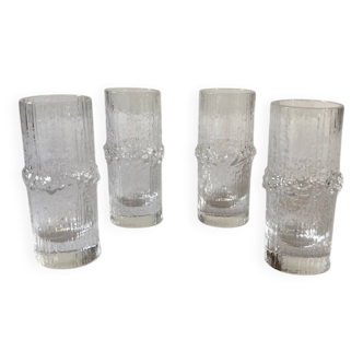 Four Niva shooter glasses by Tapio Wirkkala, 1970s.