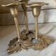 Vintage brass flower chandelier