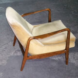 Chair of the 50s/60s vintage Recliner system