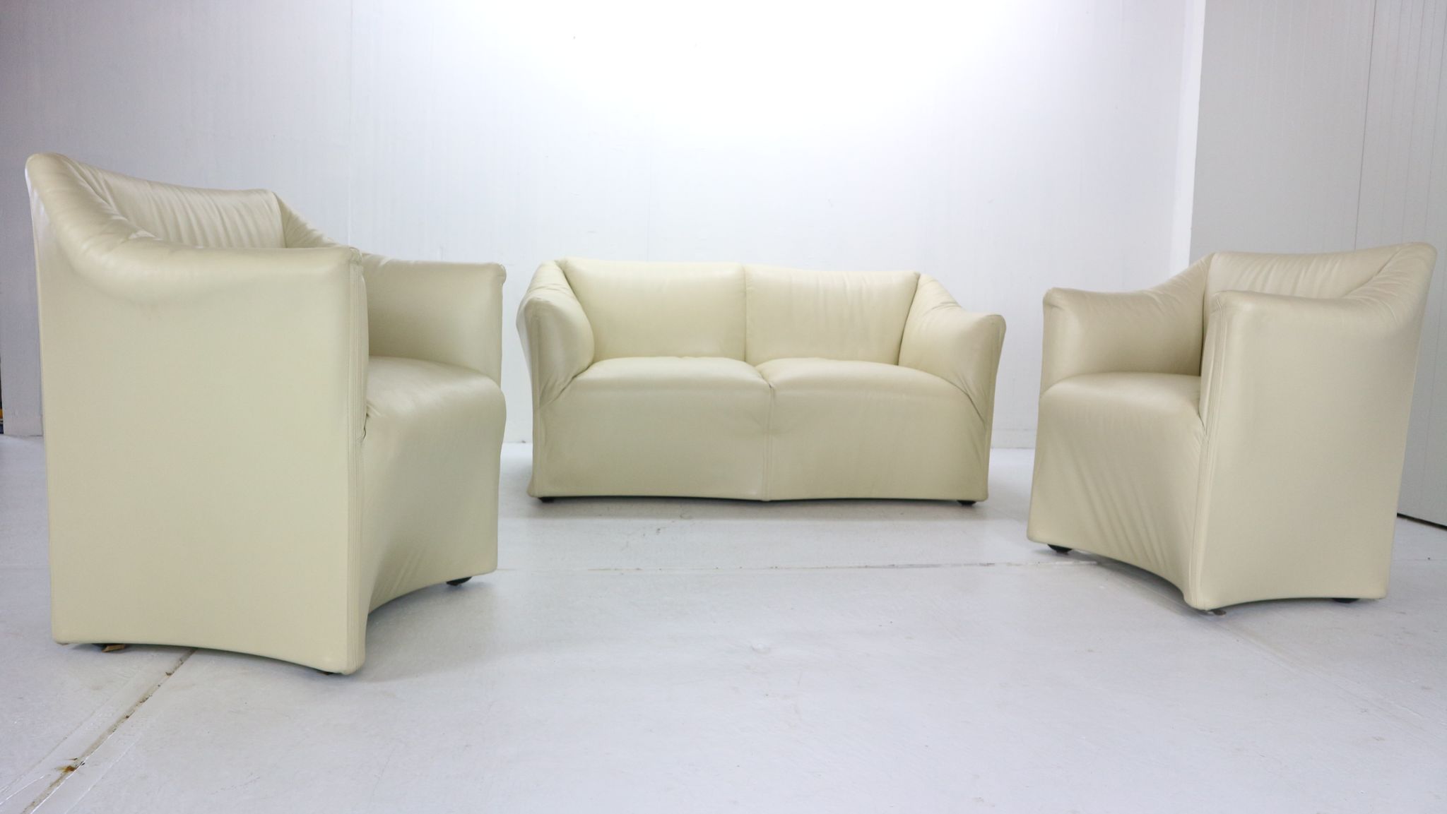 Leather sofa Mario Bellini "Tentazione" for Cassina, 1970s