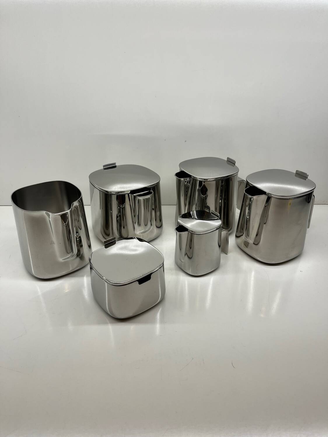 Alessi – Tea & coffee service – Kristiina Lassus – Complete set – In