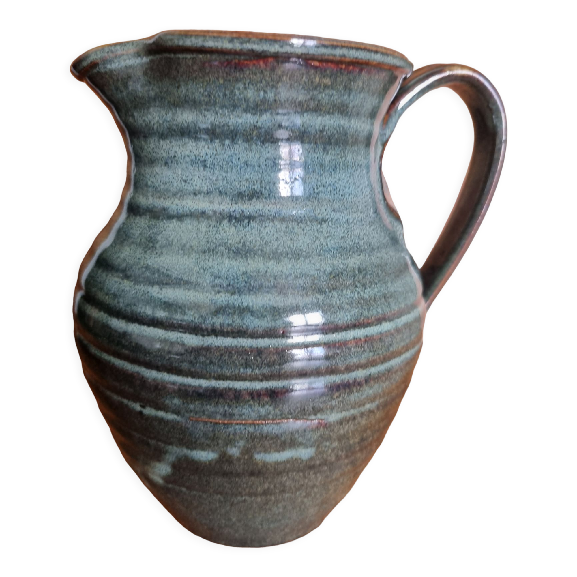 Glazed ceramic pitcher 1.5 L