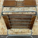 60s 70s steel suede vintage chair Giovanni Carini Planula Libellula