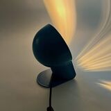 Harveiluce 'Panda' 70s Blue Desk Lamp Ambrogio Pozzi Design