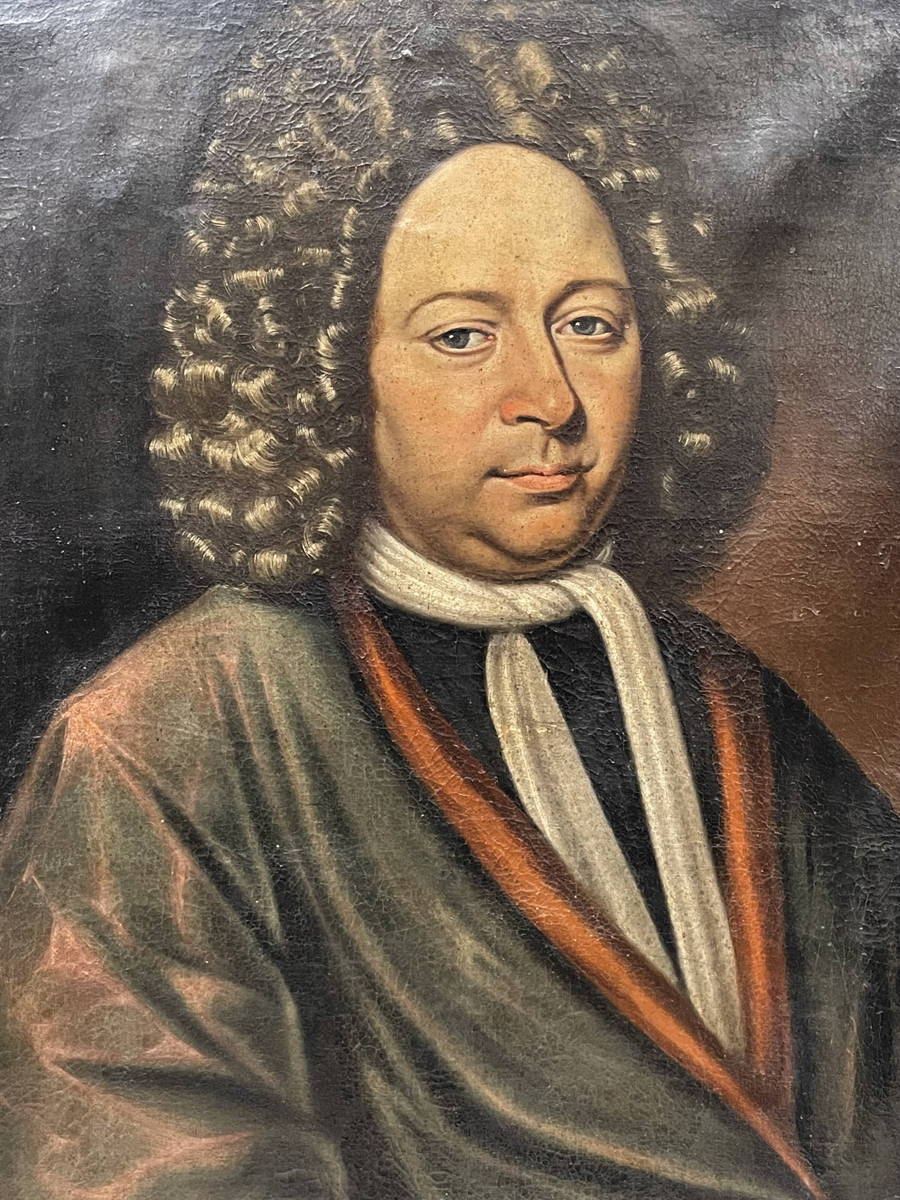 Pair of portraits from the early 18th century